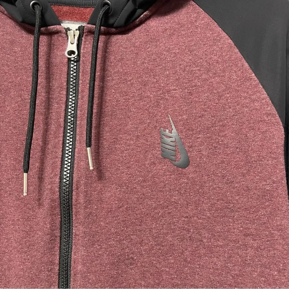 NIKE Lab Essentials Full Zip Hoodie Jacket Pueblo Brown Heather Black 848731-254